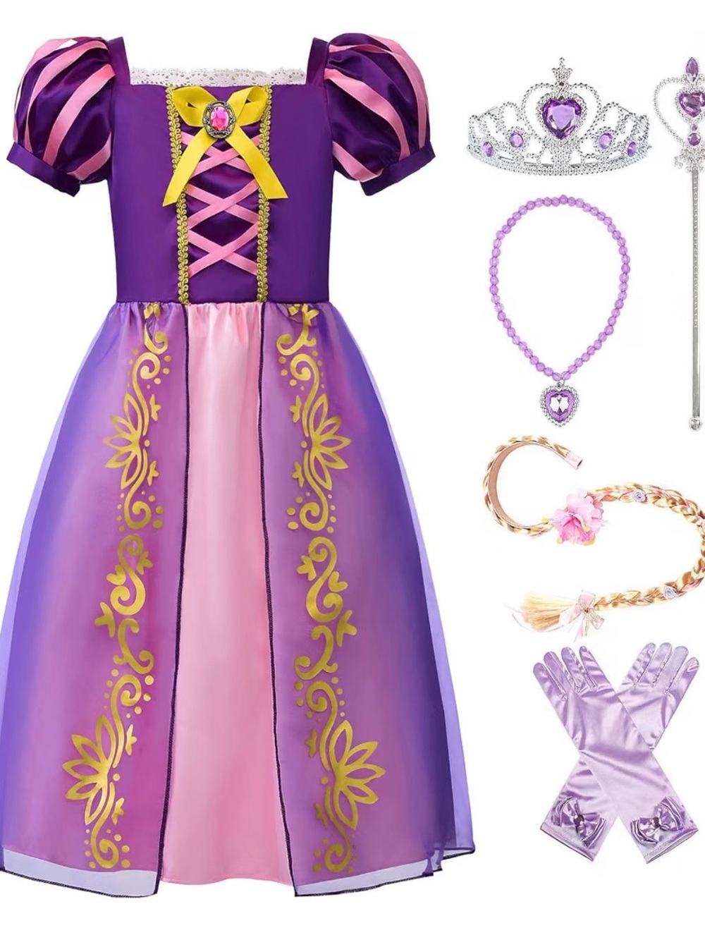 NWT!  Great Halloween or dress-up - Princess Girls Costume with Accessories